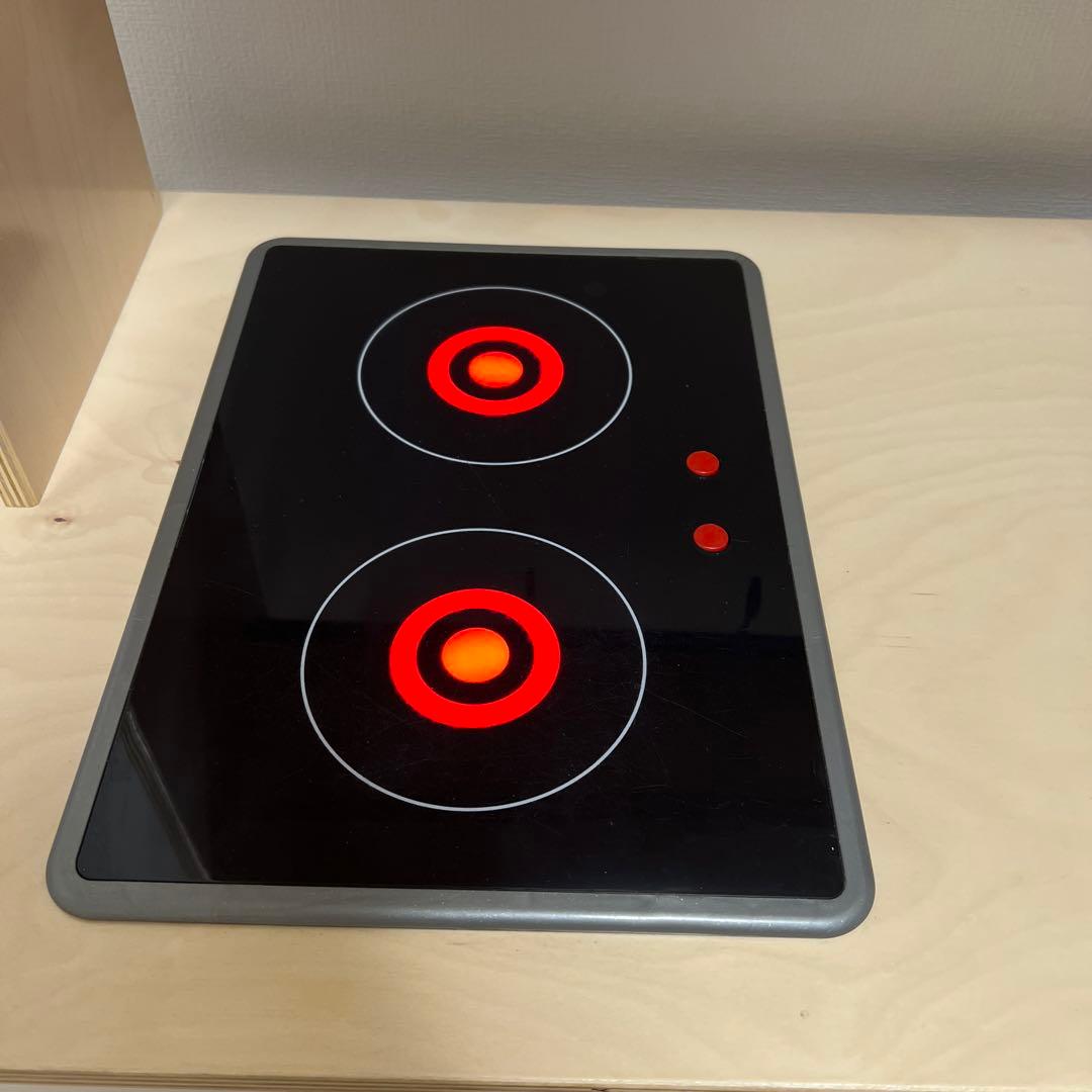 【美品】IKEA おままごとキッチンDUKTIG ホワイト　イケア　送料込