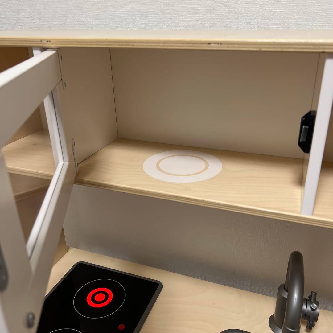 【美品】IKEA おままごとキッチンDUKTIG ホワイト　イケア　送料込