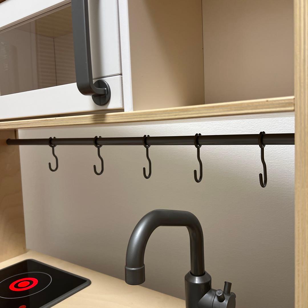 【美品】IKEA おままごとキッチンDUKTIG ホワイト　イケア　送料込