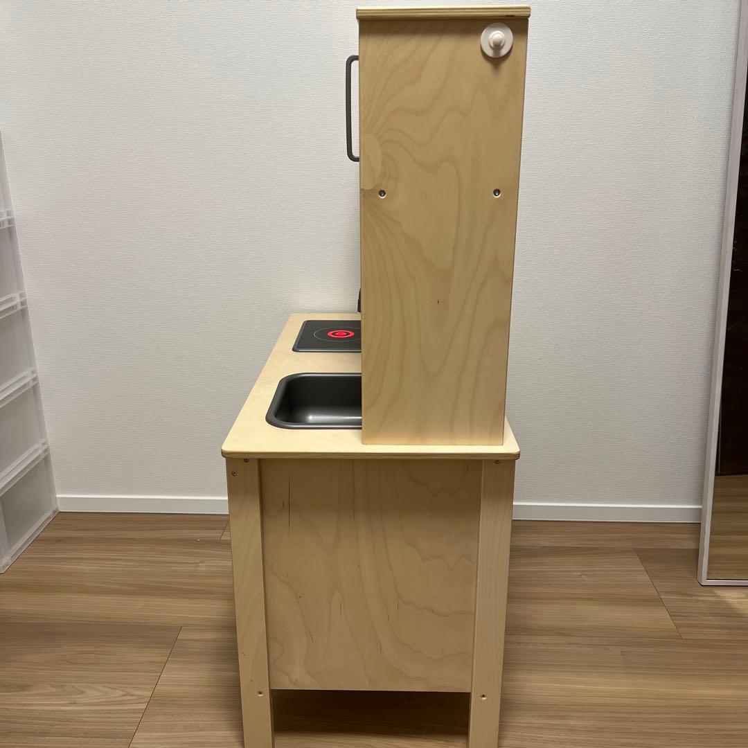 【美品】IKEA おままごとキッチンDUKTIG ホワイト　イケア　送料込