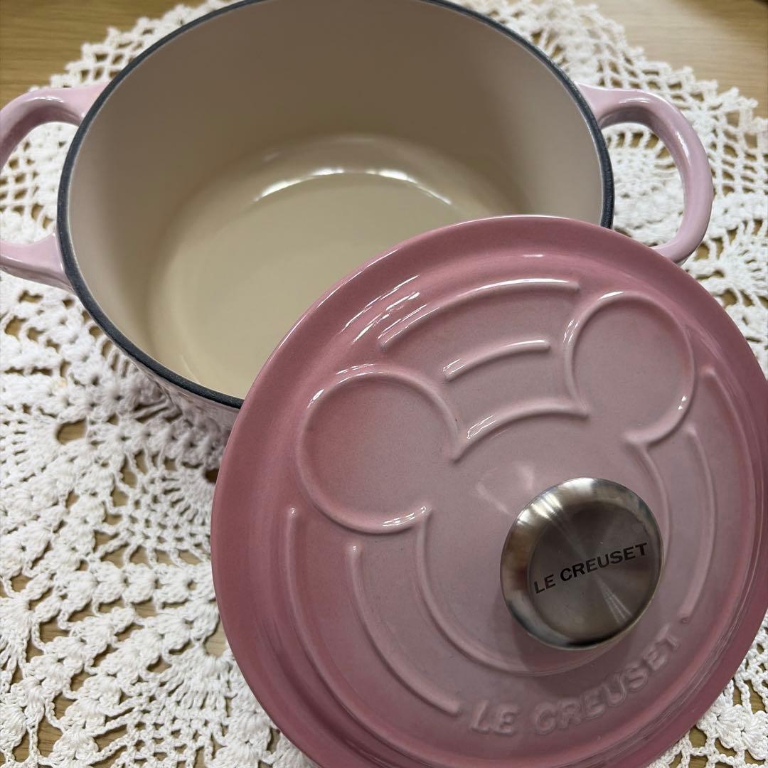 ルクルーゼミッキー マウス両手鍋