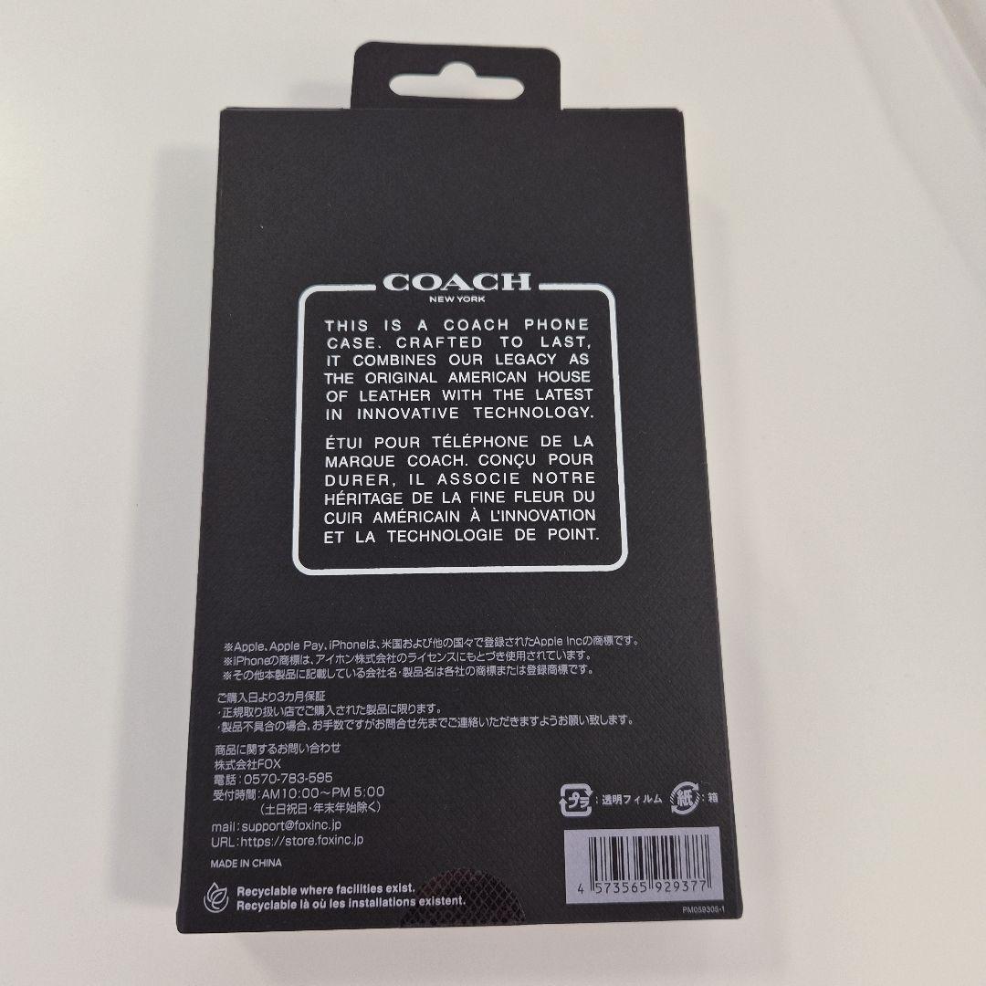 iPhone17 COACH（R）ブックタイプケース