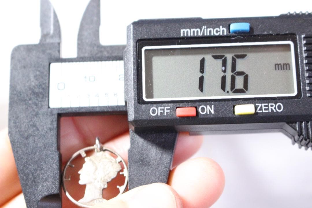 銀貨　10セント　　ネックレス　ペンダント　1941年アメリカ　ダイム