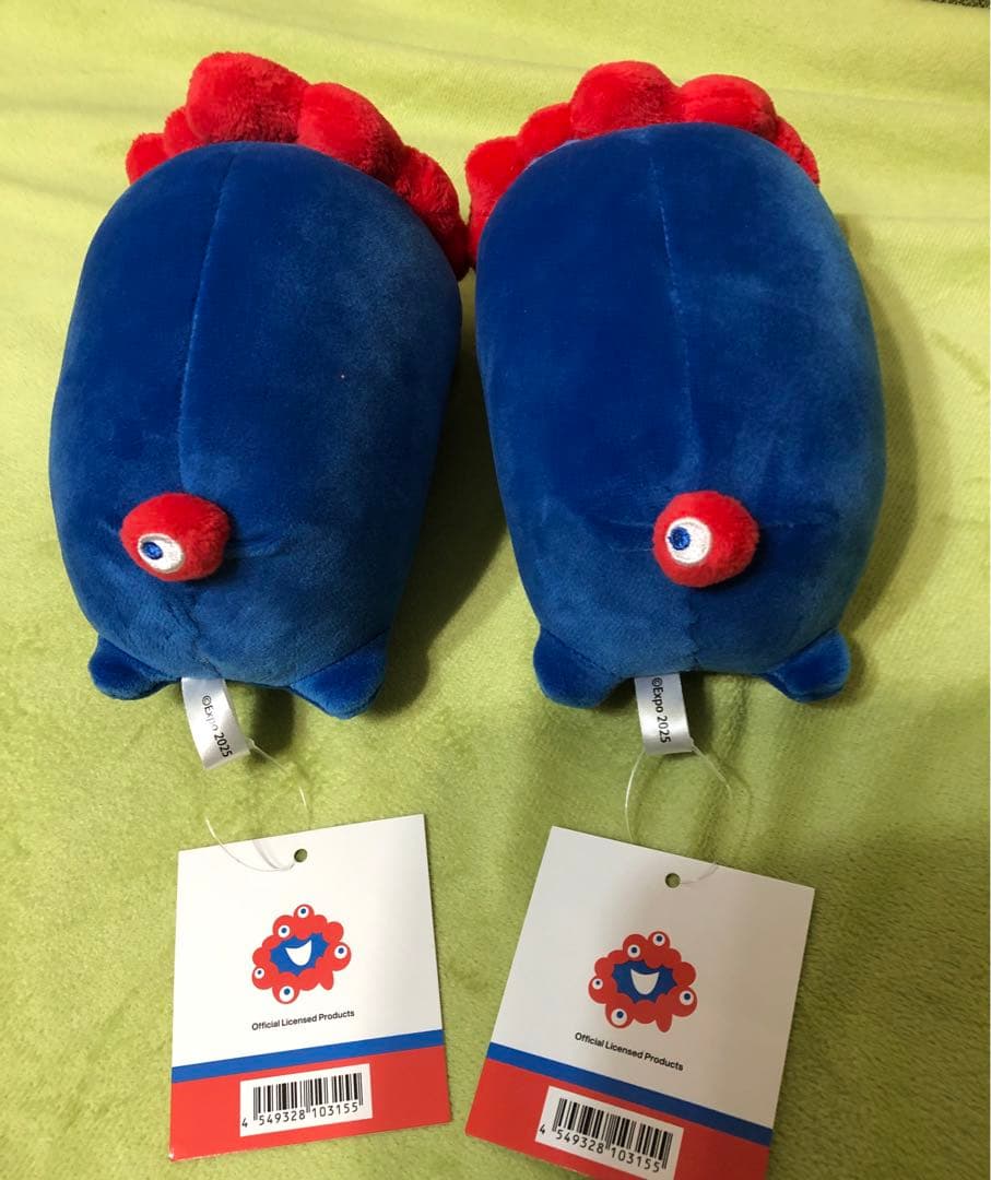 ミャクミャク もっちり ぬいぐるみ ミニ横 2025 大阪関西万博　2点セット