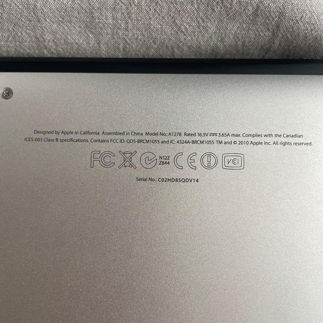 【ジャンク品】Mac Book pro 11インチ 2010
