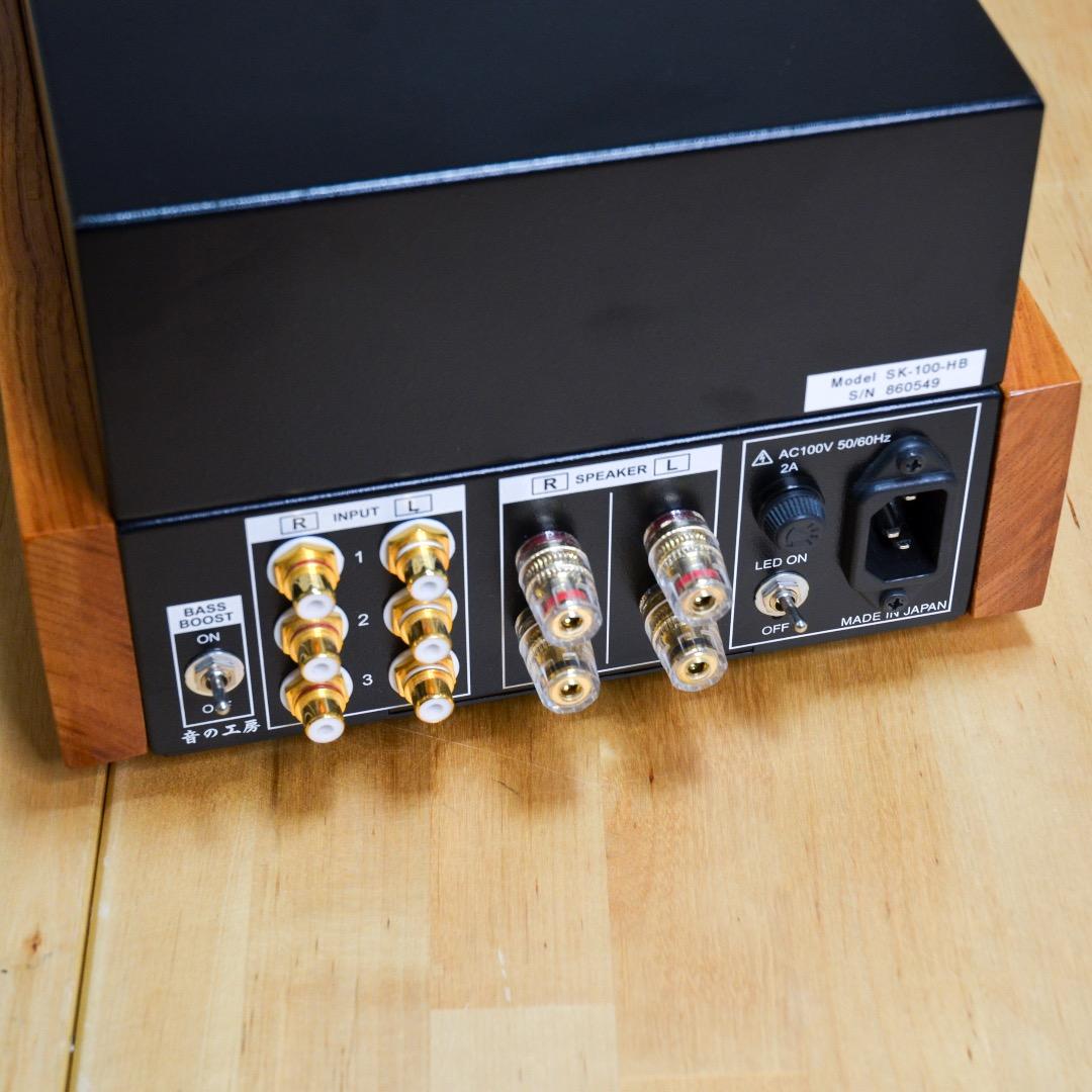 【美品】音の工房 SK-100－HB　ウッドタイプ ブラック