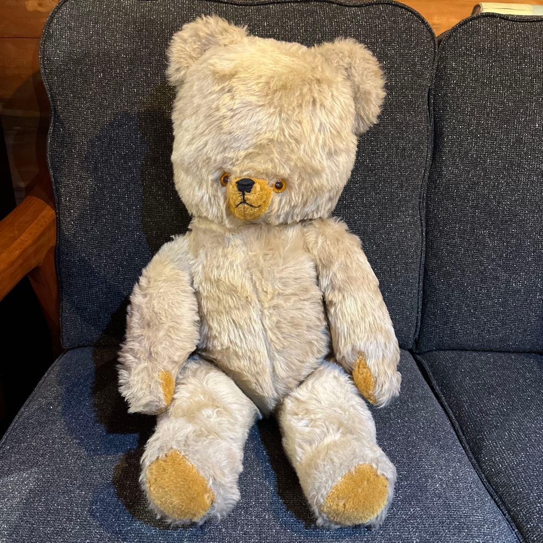 お正月お値下げ！ドイツ　DDRベア　アンティークベア　アンティークテディベア