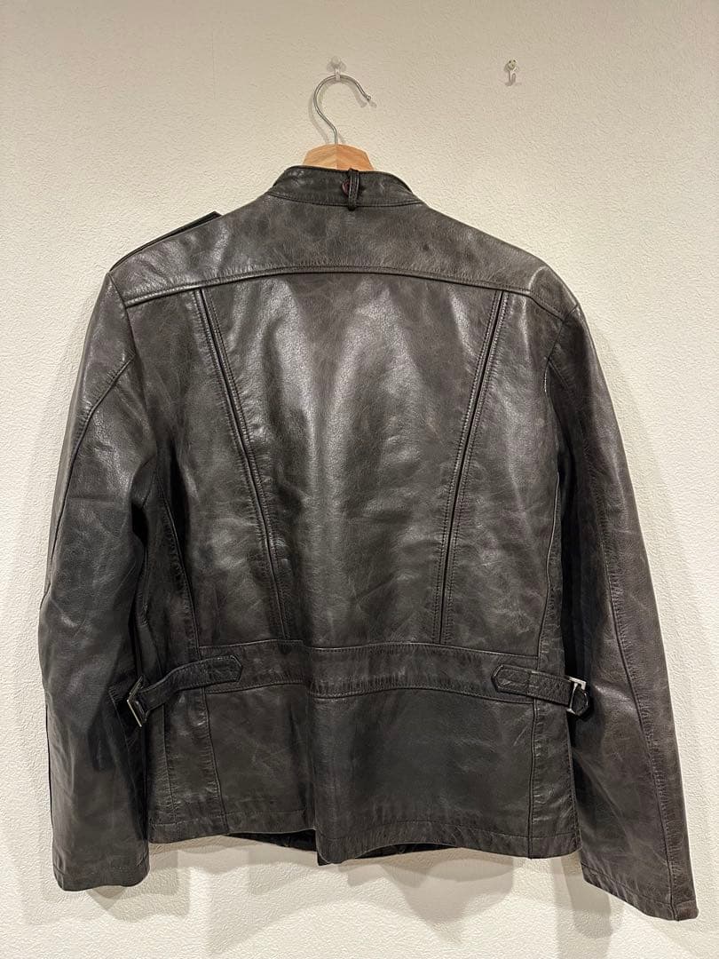 【稀少】キャサリンハムネット　アーカイブレザーライダース　フェード00s 黒