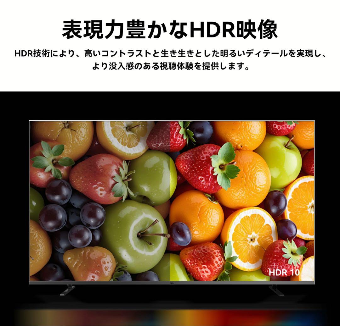 FPD 65V 4K UHD 液晶テレビ Google TV