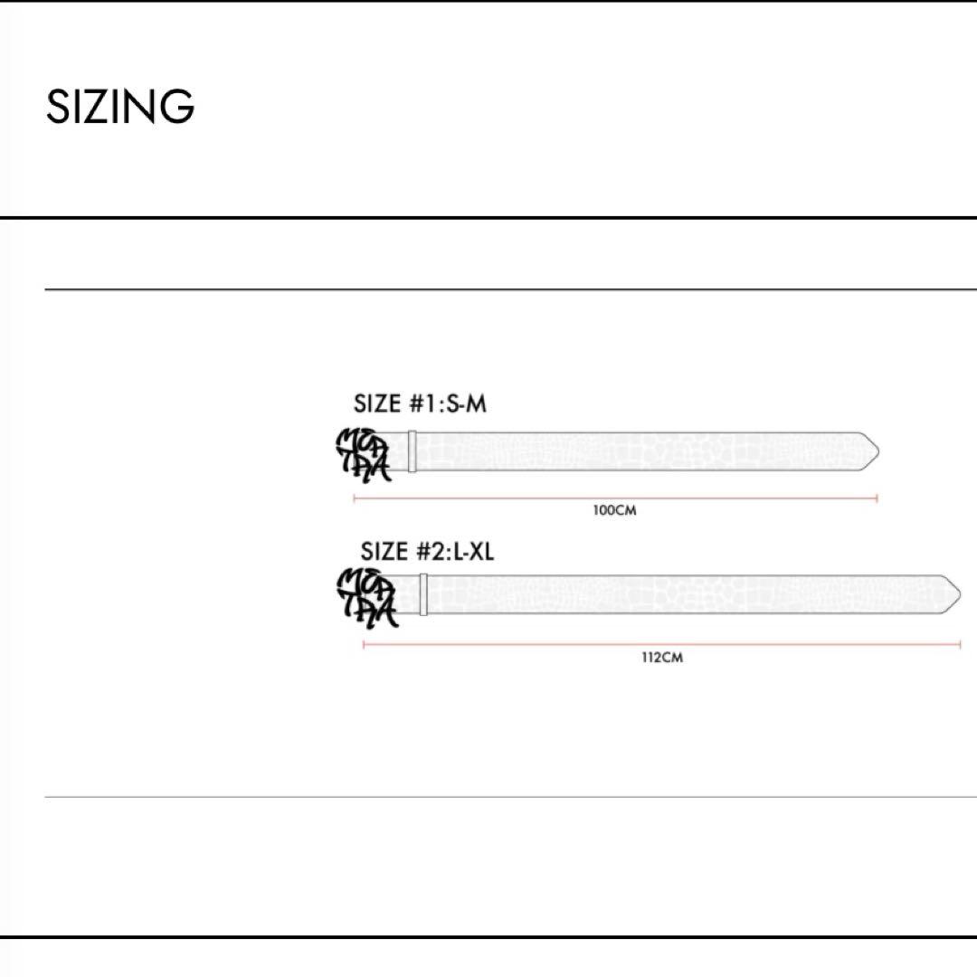斗*様 mertra メルトラ ベルト 白 Mサイズ