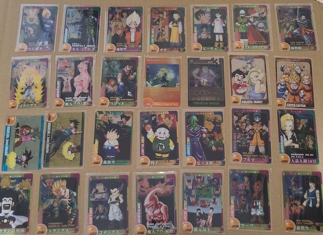 ドラゴンボール デラックス カードファイル2種セットカード112種類セット