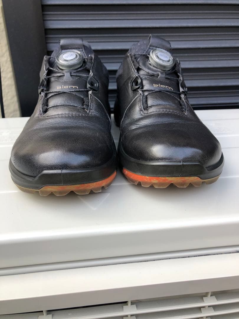 326番超美品ECCO BIOM ゴルフシューズ 38 24.0cmスパイクレス
