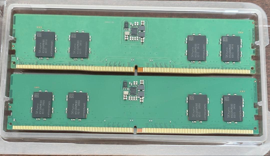 SK hynix DDR5 8GB×2 メモリ DDR5-4800 合計16gb