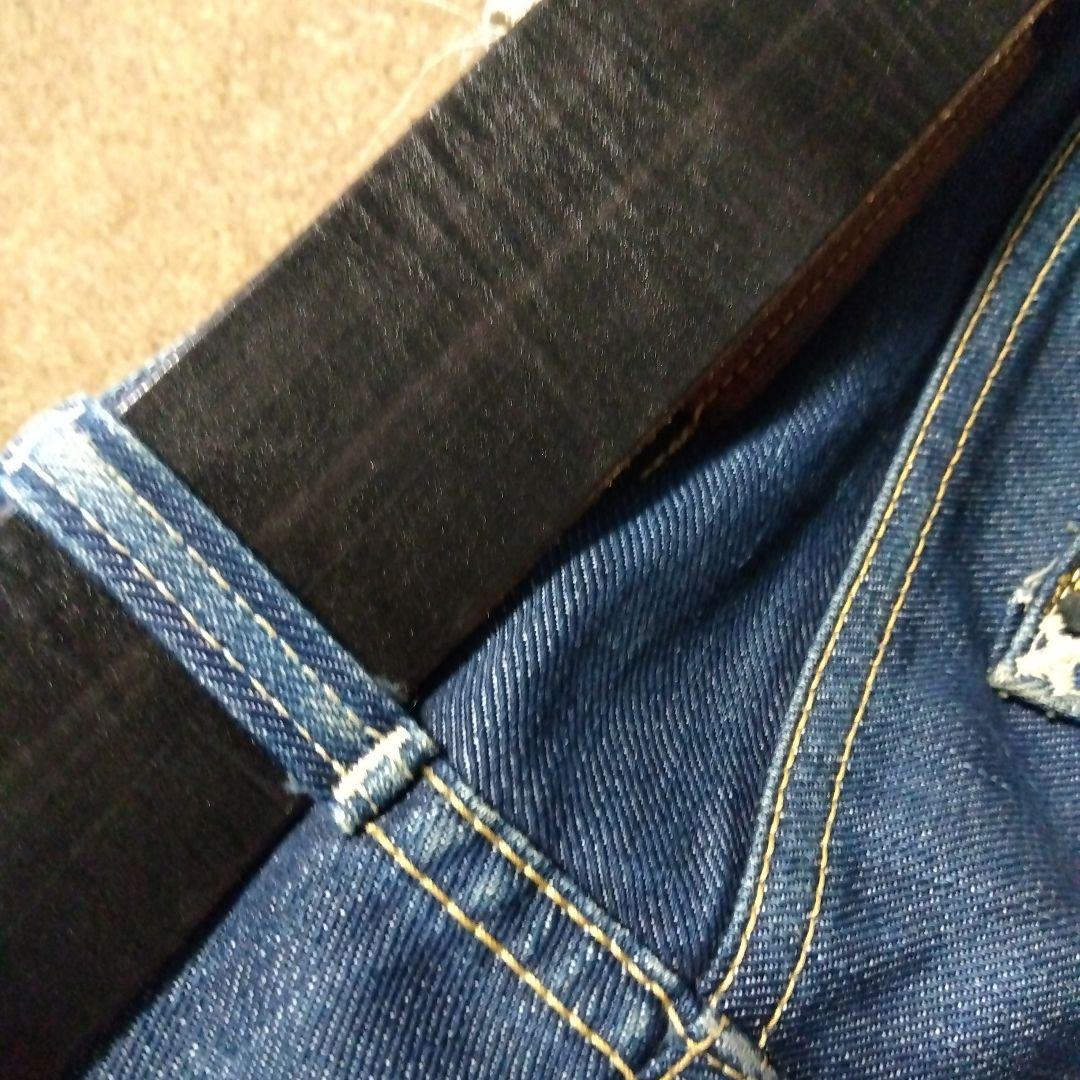 36inch 20周年記念モデル ヴィンテージ バックル レザーベルト