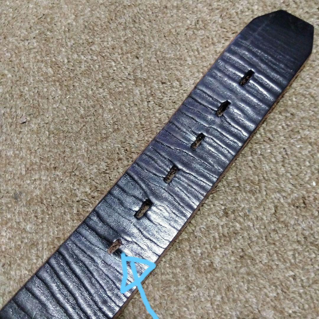 36inch 20周年記念モデル ヴィンテージ バックル レザーベルト