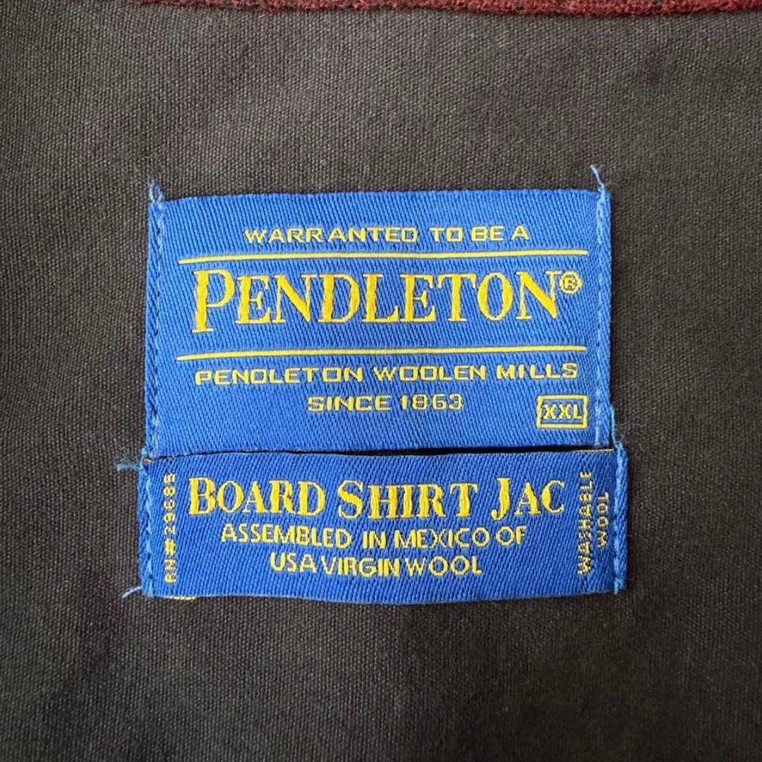 n*9様 PENDLETON ペンドルトン ボードシャツ オンブレ XXL レッ