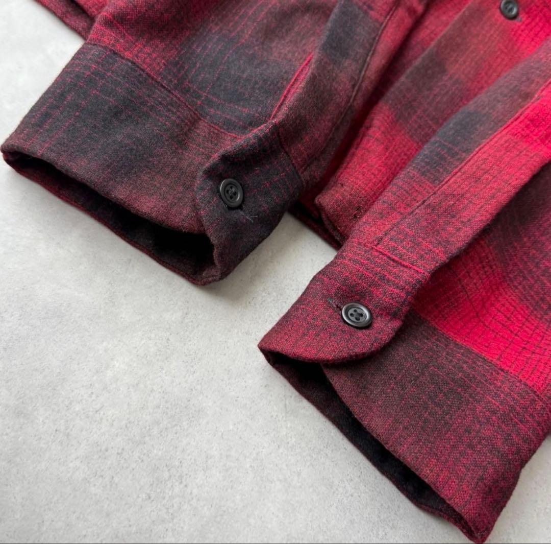 n*9様 PENDLETON ペンドルトン ボードシャツ オンブレ XXL レッ