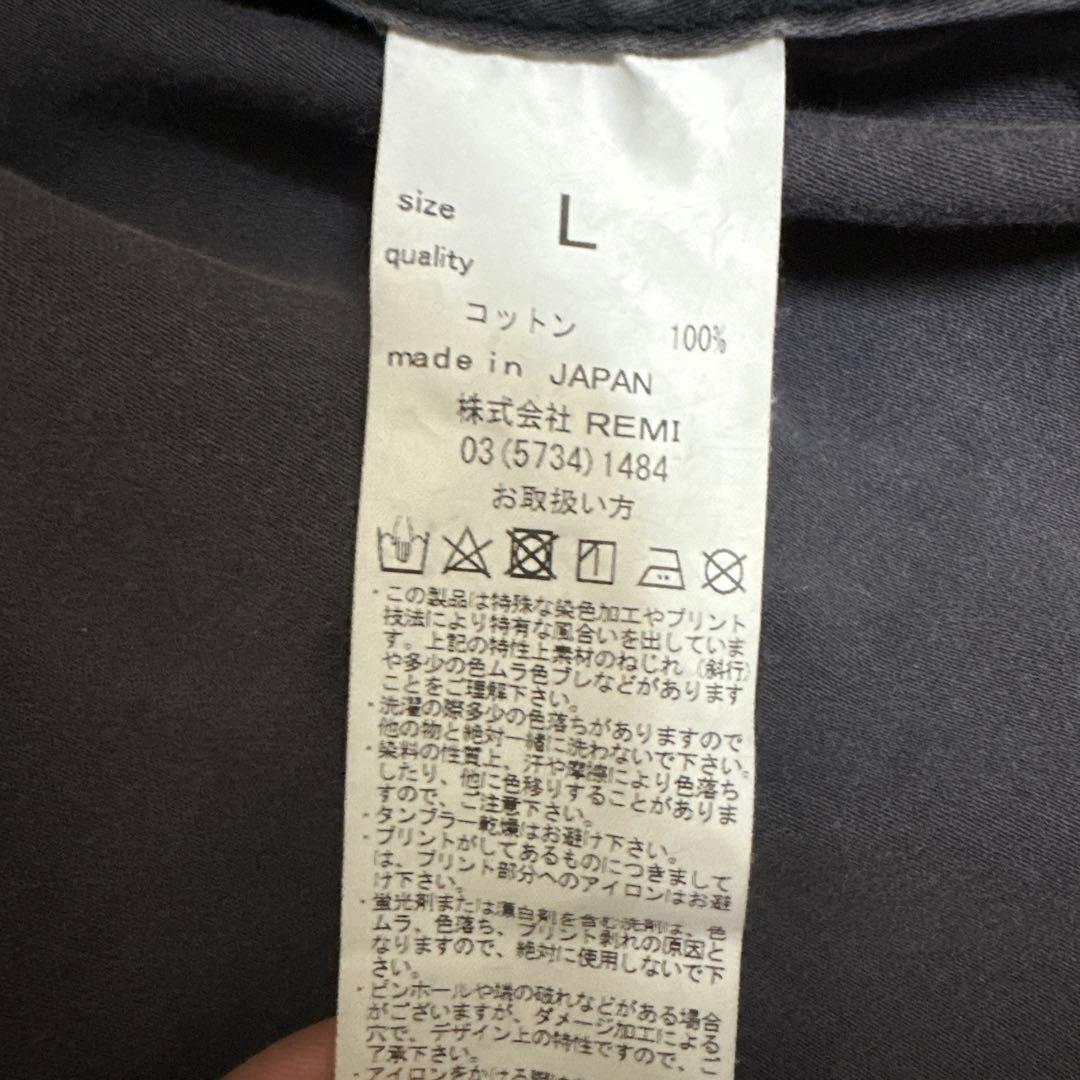 REMI RELIEF シャツ 長袖