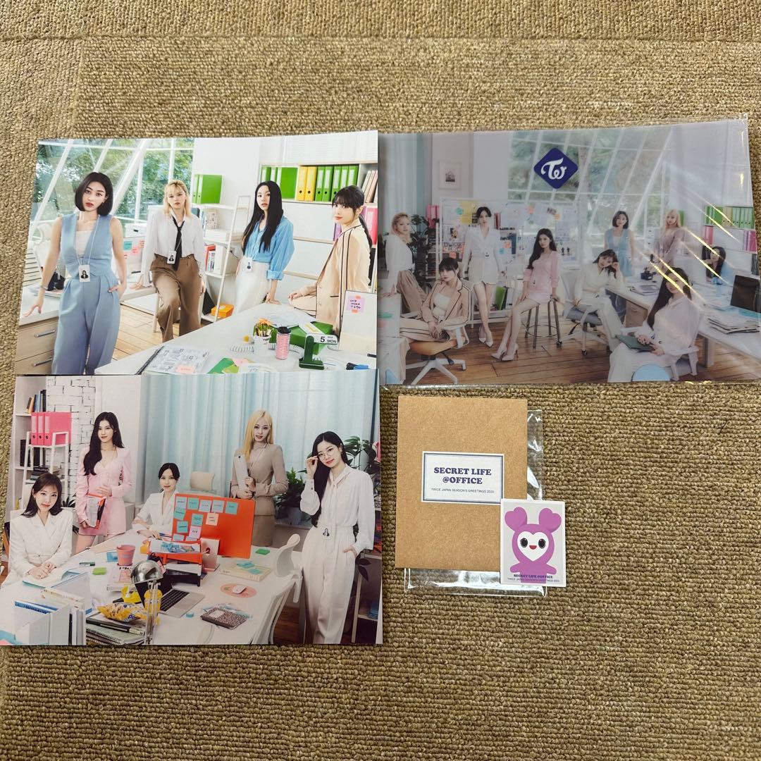 TWICE ポストカード トレカ シール ポスターまとめ売り(ファイル付)