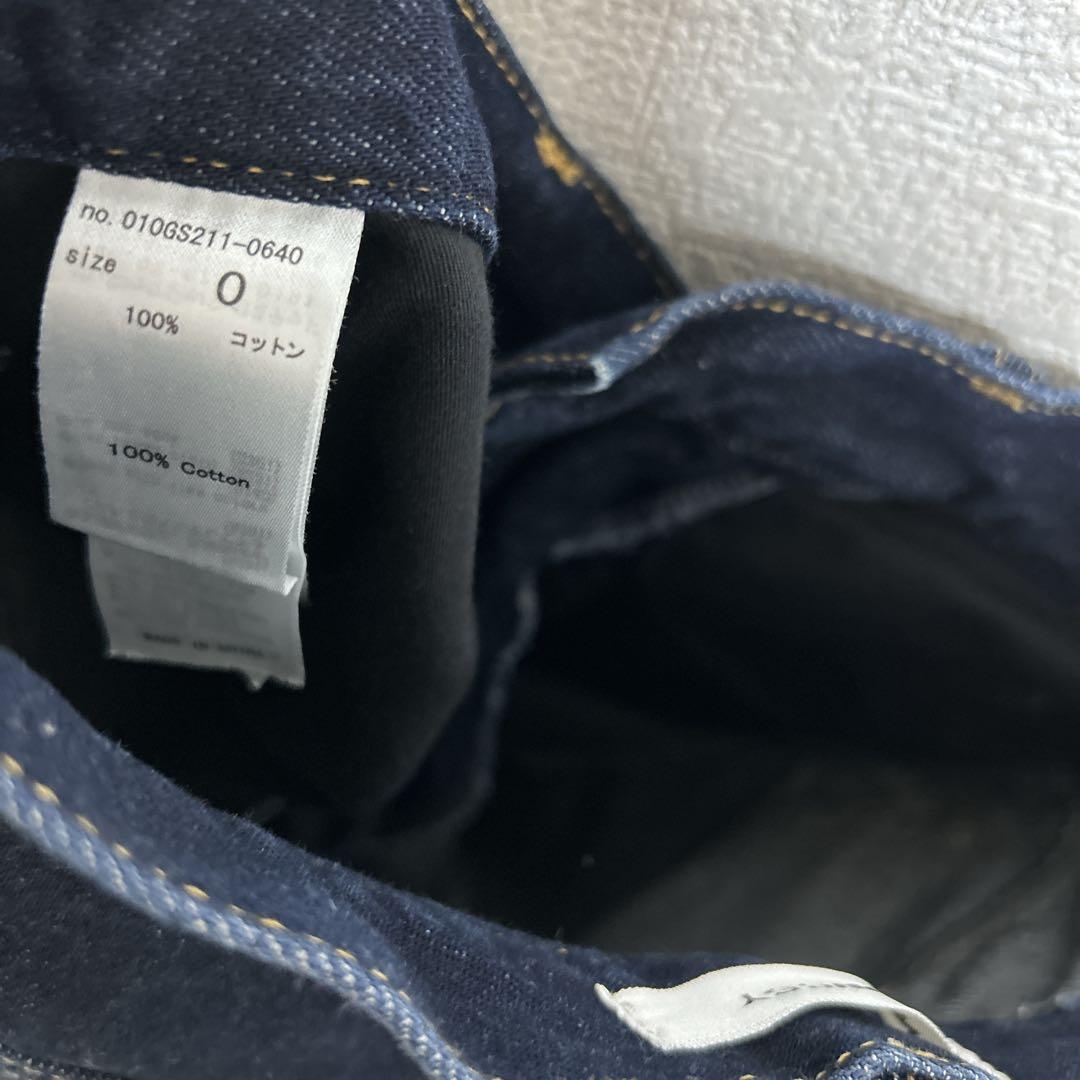 MOUSSY CROSS WAIST WIDE STRAIGHT ワイドデニム