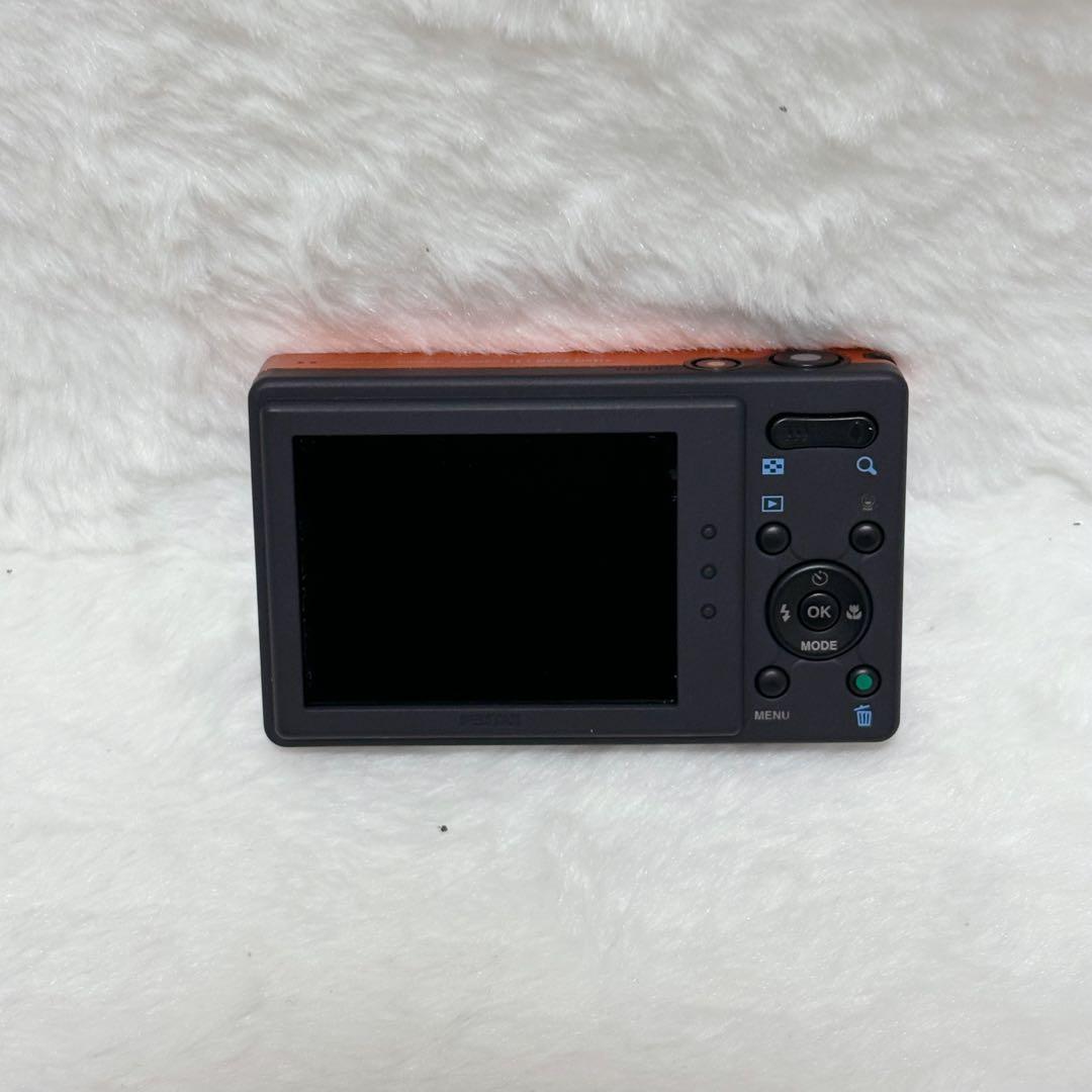 【美品】PENTAX Optio H90 オレンジ シルバー　可愛すぎるコンデジ