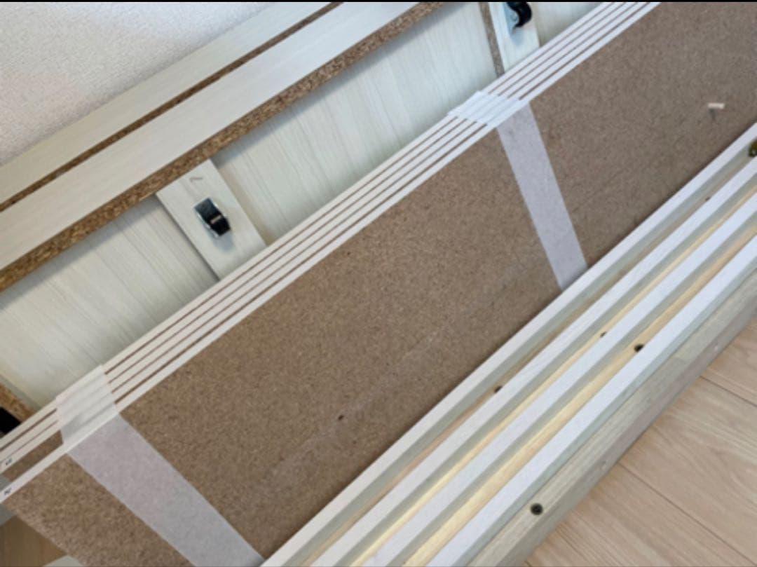 セミダブルベッド 収納付きベッド 大阪市西区まで引取りに来てくれる方 12/7迄