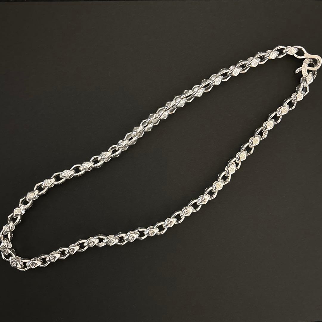 【在庫限り】シルバー925 ヴィンテージ チェーンネックレス Silver