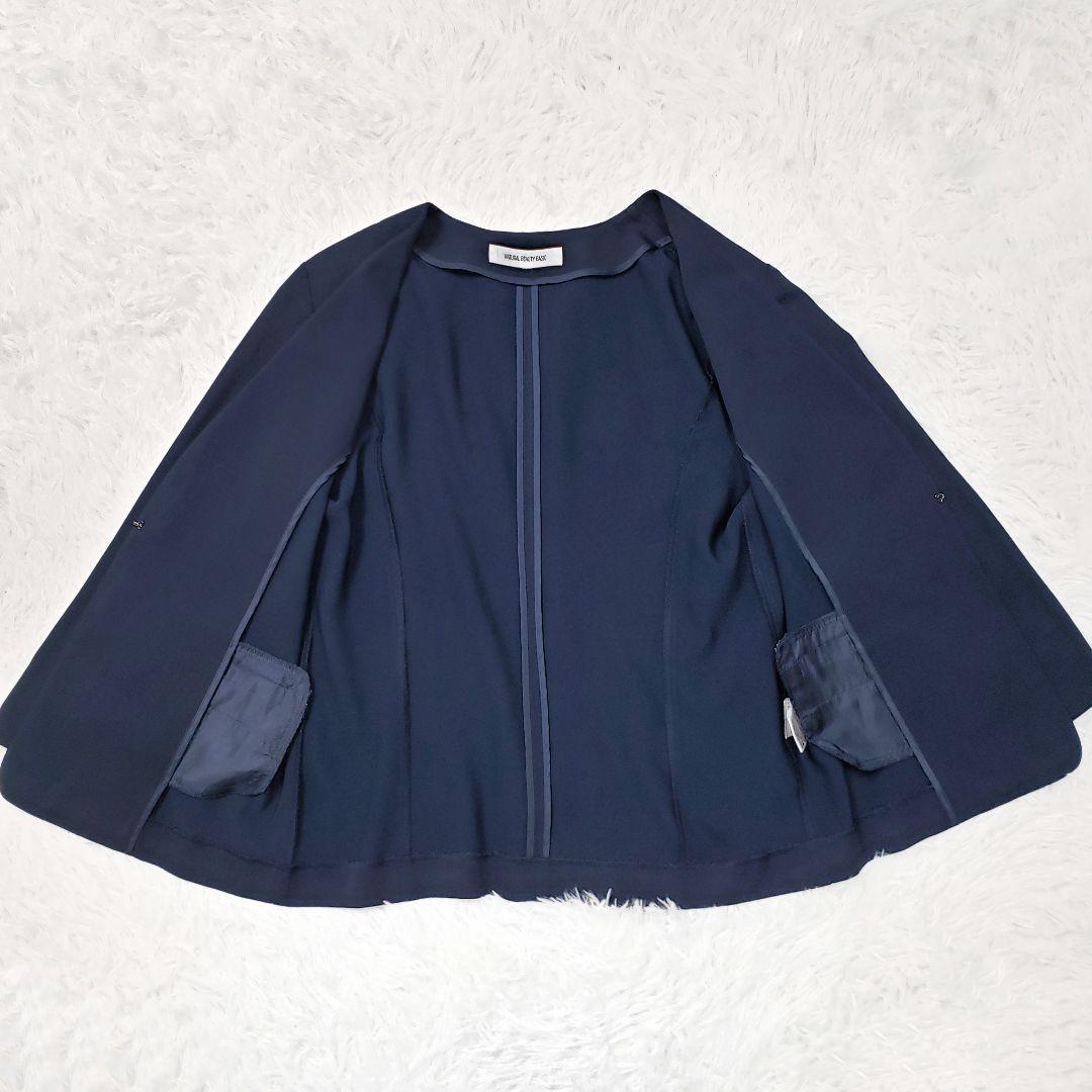 Kaori 美品✨ナチュラルビューティーベーシック ノーカラーセットアップ