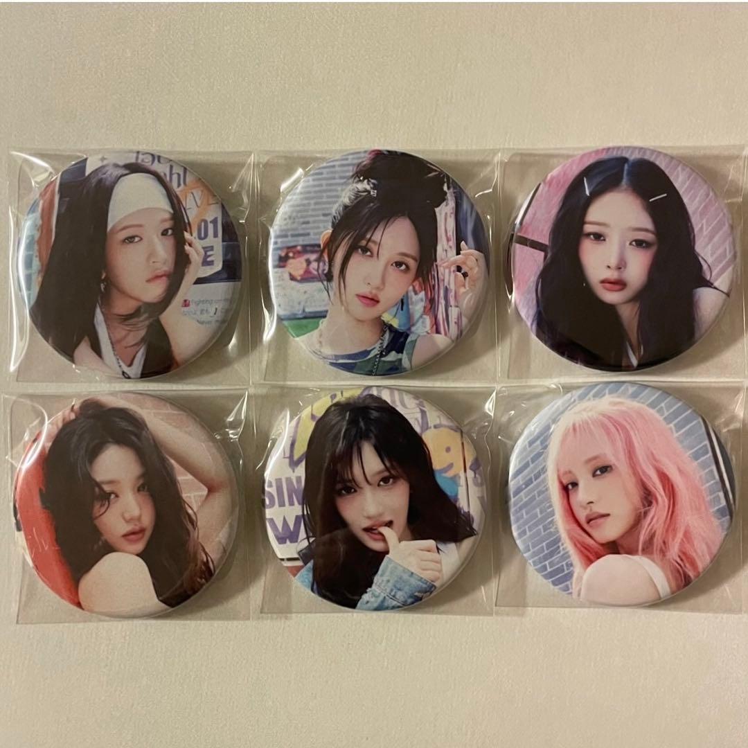 IVE Be Alright 新星堂 WonderGOO 缶バッジ 6種 コンプ