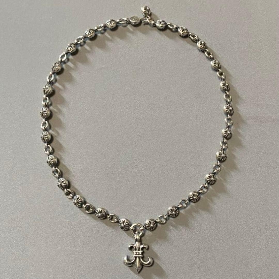E*T様 CHROME HEARTS BSフレア クロスボール チェーン ネック