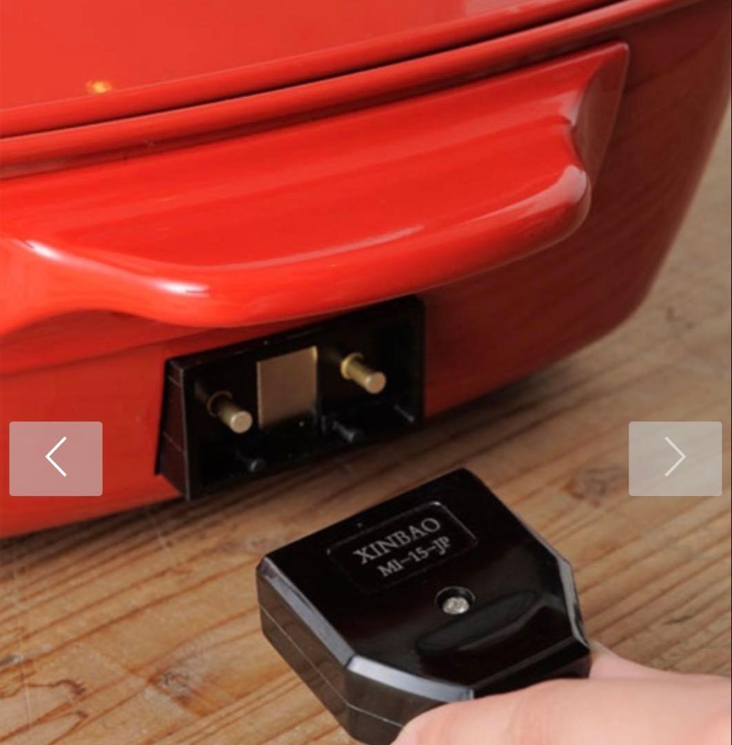 【りりぃ】BRUNO ホットプレート グランデサイズ　BOE026-RD