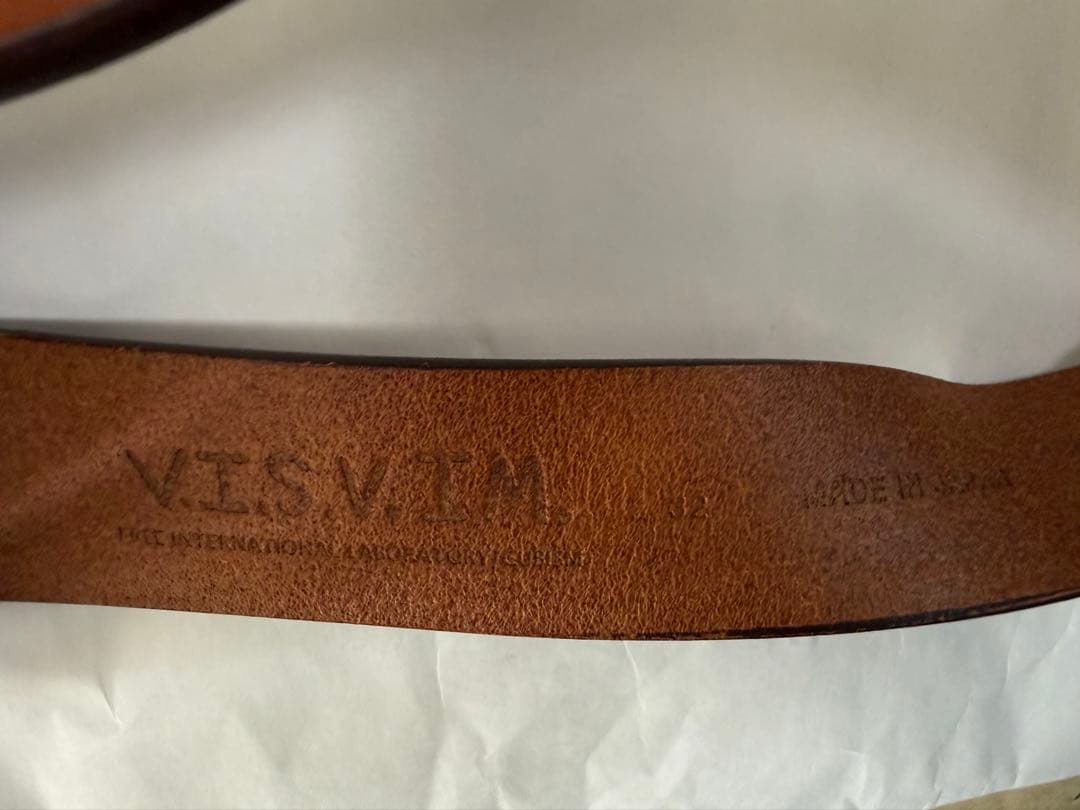 VISVIM ダブルリングベルト　ビズビム　レザー