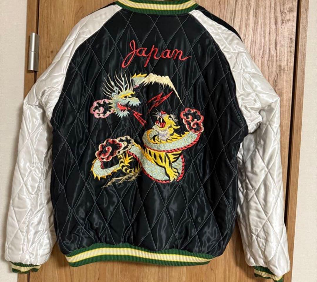 2025 別珍スカジャン 蛇髑髏 スネーク＆スカル　TT15666