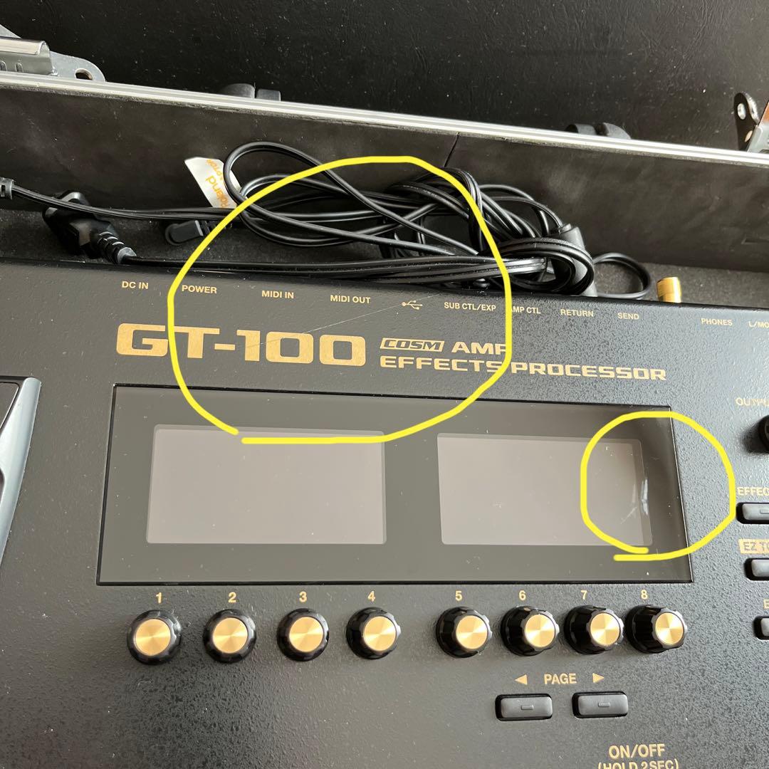 ✱ BOSS GT-100 ANALYSIS PLUS ３㍍ ケースSET