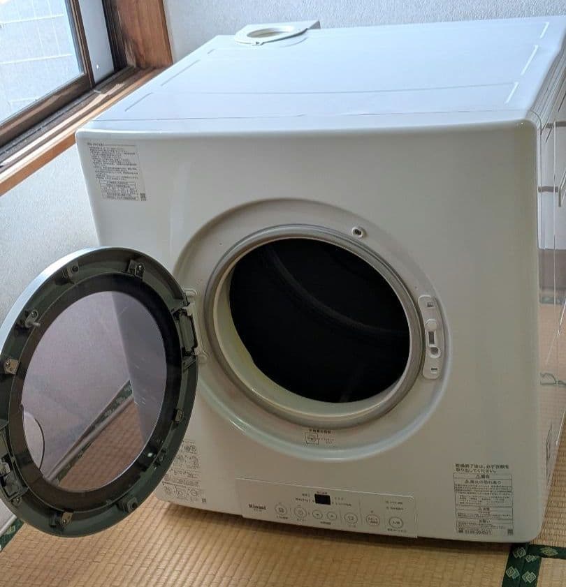 リンナイ ガス衣類乾燥機 乾太くん RDT-80 乾燥容量大容量8kg乾燥棚付き