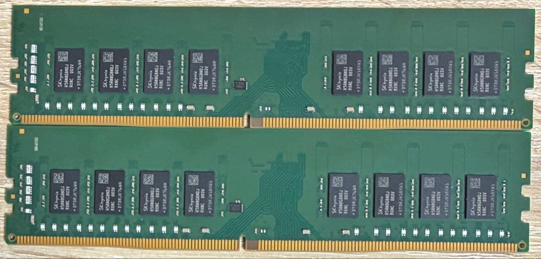 【中古】DDR4-3200 32GB(16GB×2枚) Sanmax