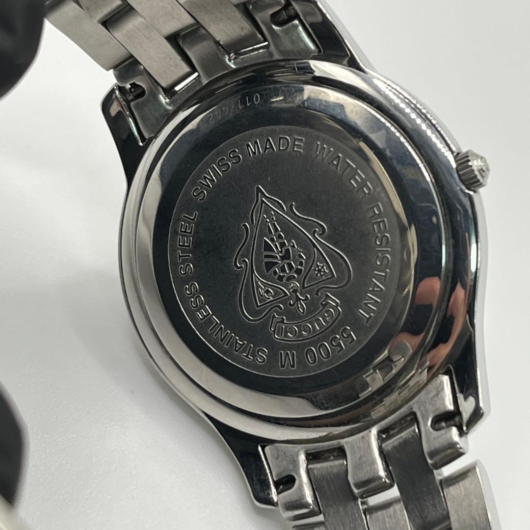 GUCCI グッチ 5500M クォーツ ボーイズ　シルバー