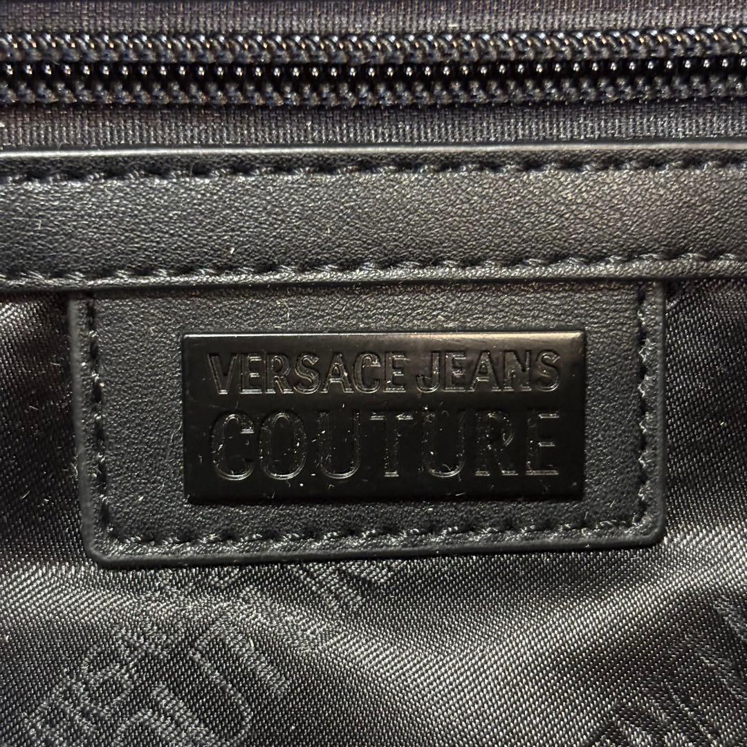 【未使用品】希少 VERSACE ナイロン ボディバッグ ブラック/ゴールド