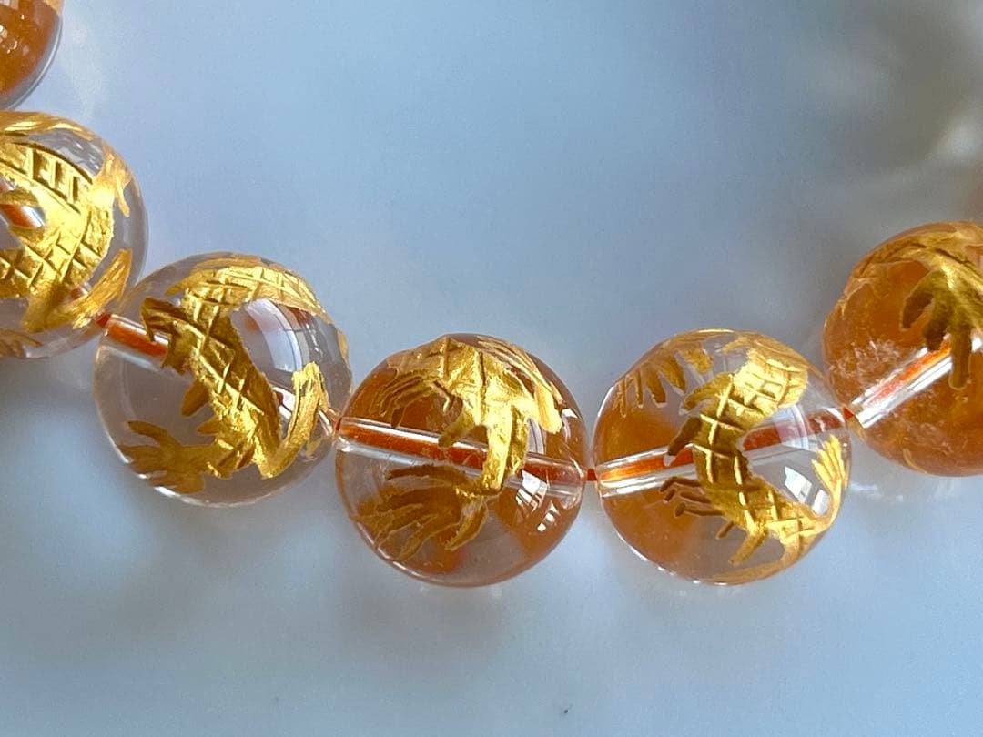 ✨二翼のパパ 様お取り置き分✨超美品✨ヒマラヤ水晶　ブレスレット✨龍