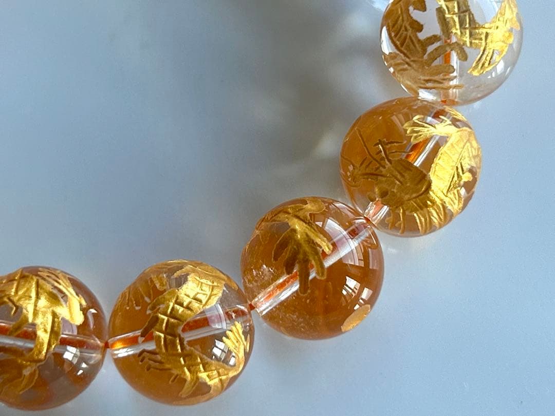 ✨二翼のパパ 様お取り置き分✨超美品✨ヒマラヤ水晶　ブレスレット✨龍