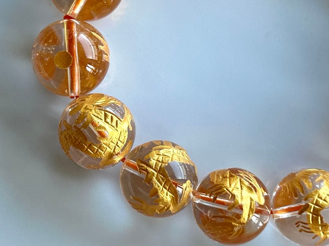 ✨二翼のパパ 様お取り置き分✨超美品✨ヒマラヤ水晶　ブレスレット✨龍