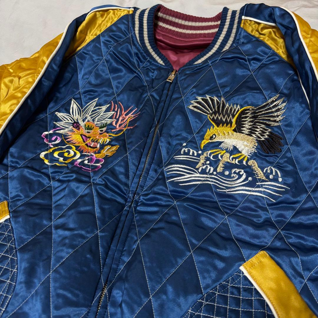 新品 SAPEur サプール スカジャン リバーシブル サイズXL 刺繍