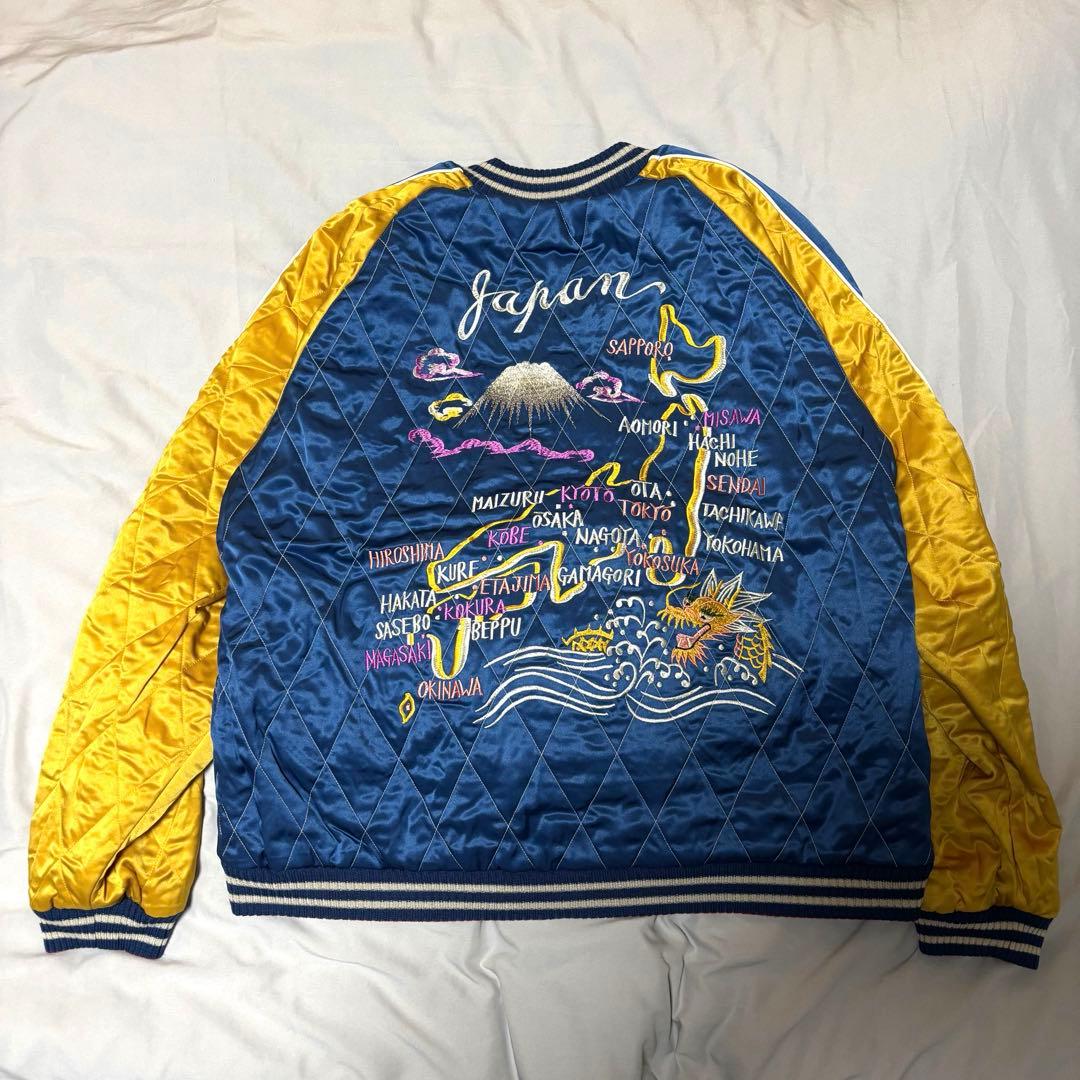 新品 SAPEur サプール スカジャン リバーシブル サイズXL 刺繍