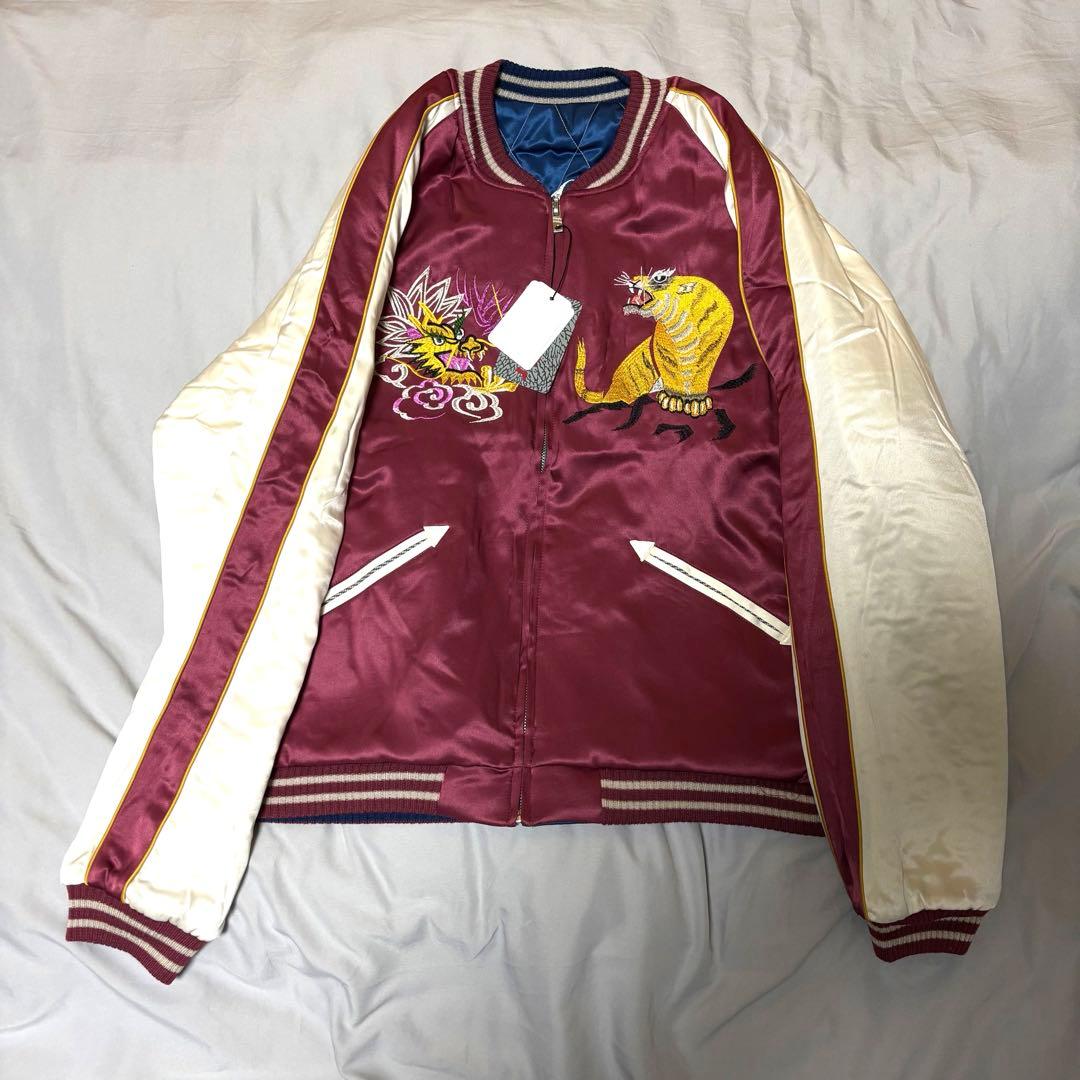 新品 SAPEur サプール スカジャン リバーシブル サイズXL 刺繍