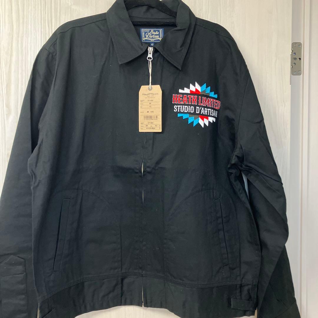 STUDIO D'ARTISAN HT-084 ブラックジャケット サイズ42