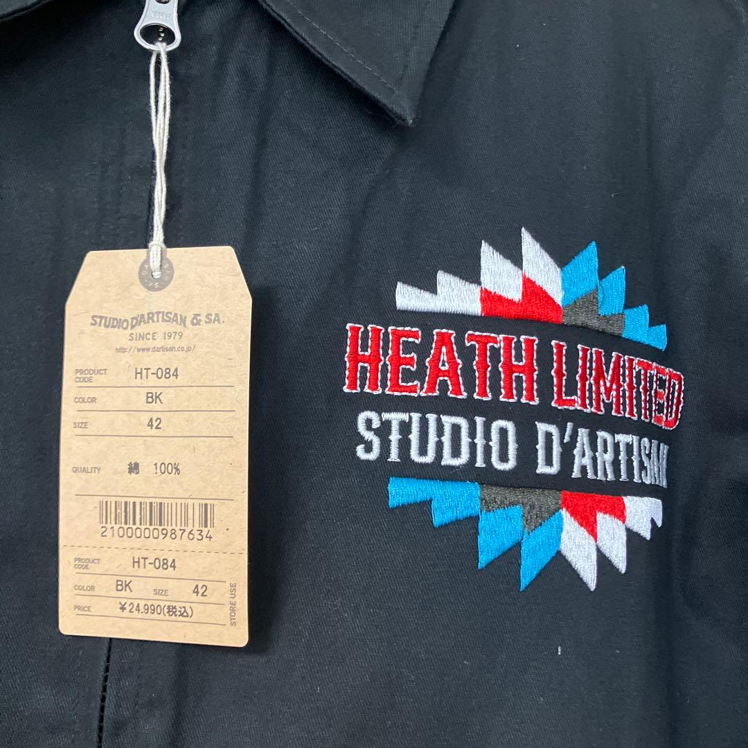 STUDIO D'ARTISAN HT-084 ブラックジャケット サイズ42