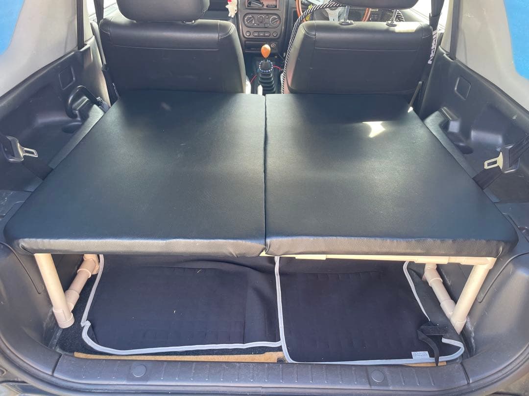 JB23用　車中泊マット 合成皮革 組み替えバリエーションタイプ