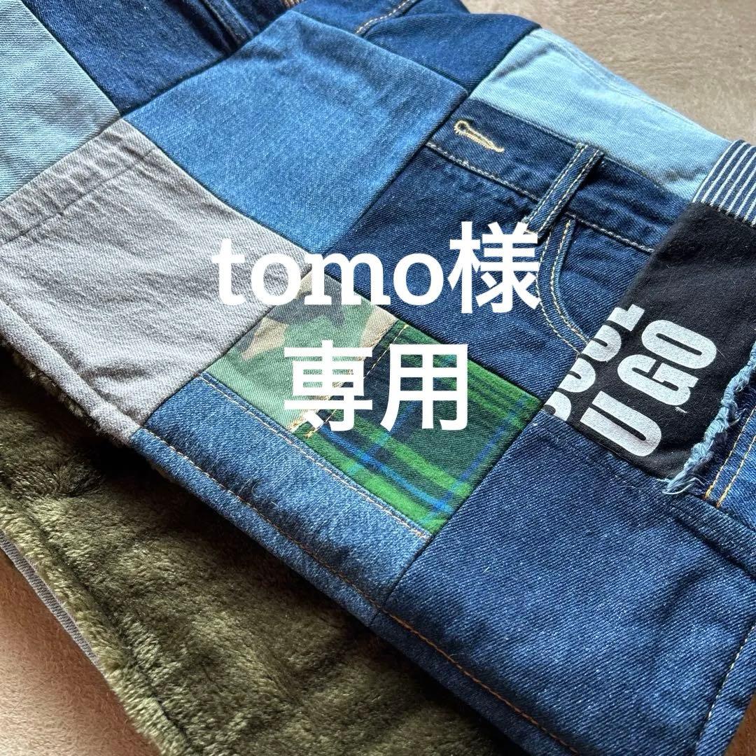 デニムリメイクブランケットマルチカバー膝掛け