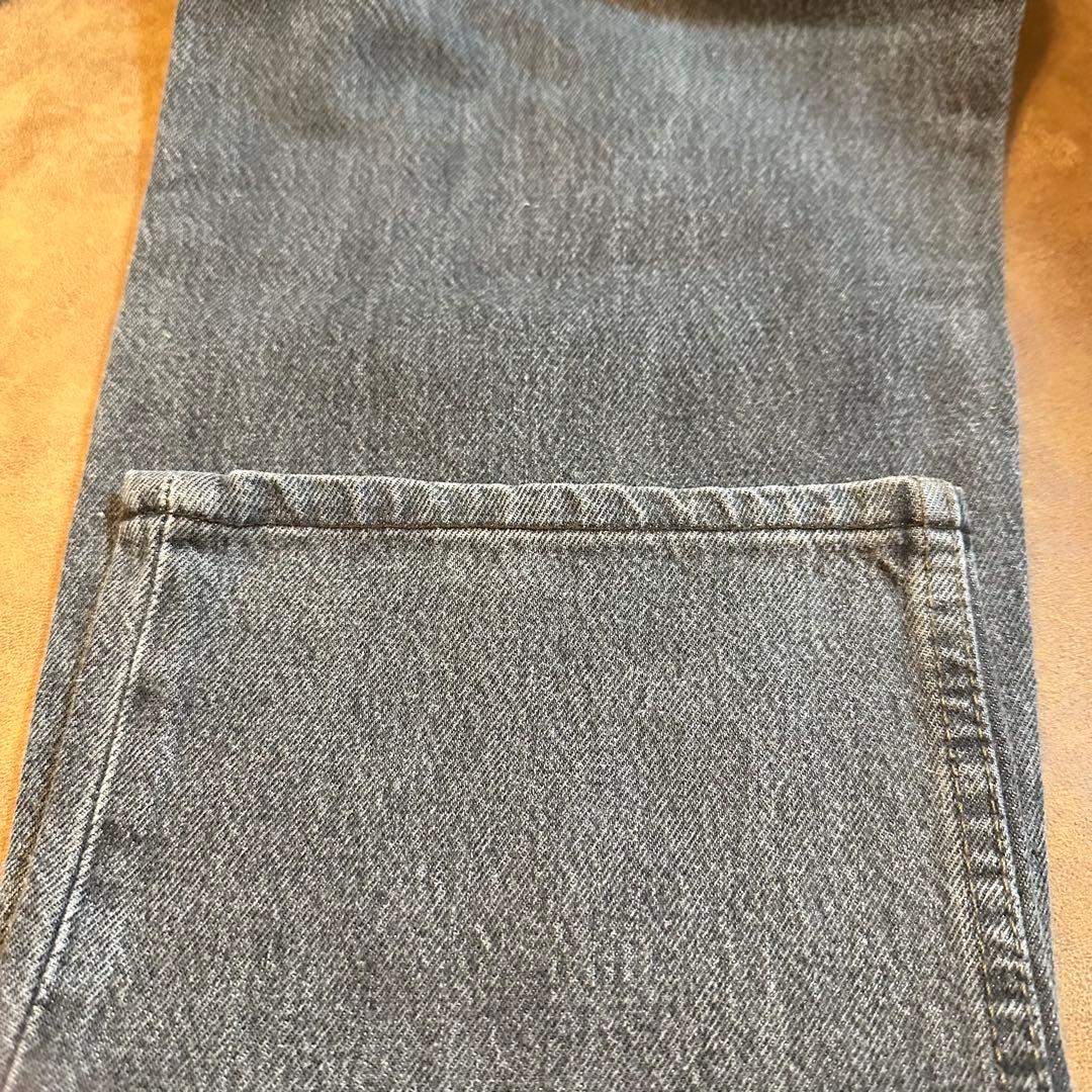 【80s】Levi's 501 先染め アメ製 ブラックデニム W32