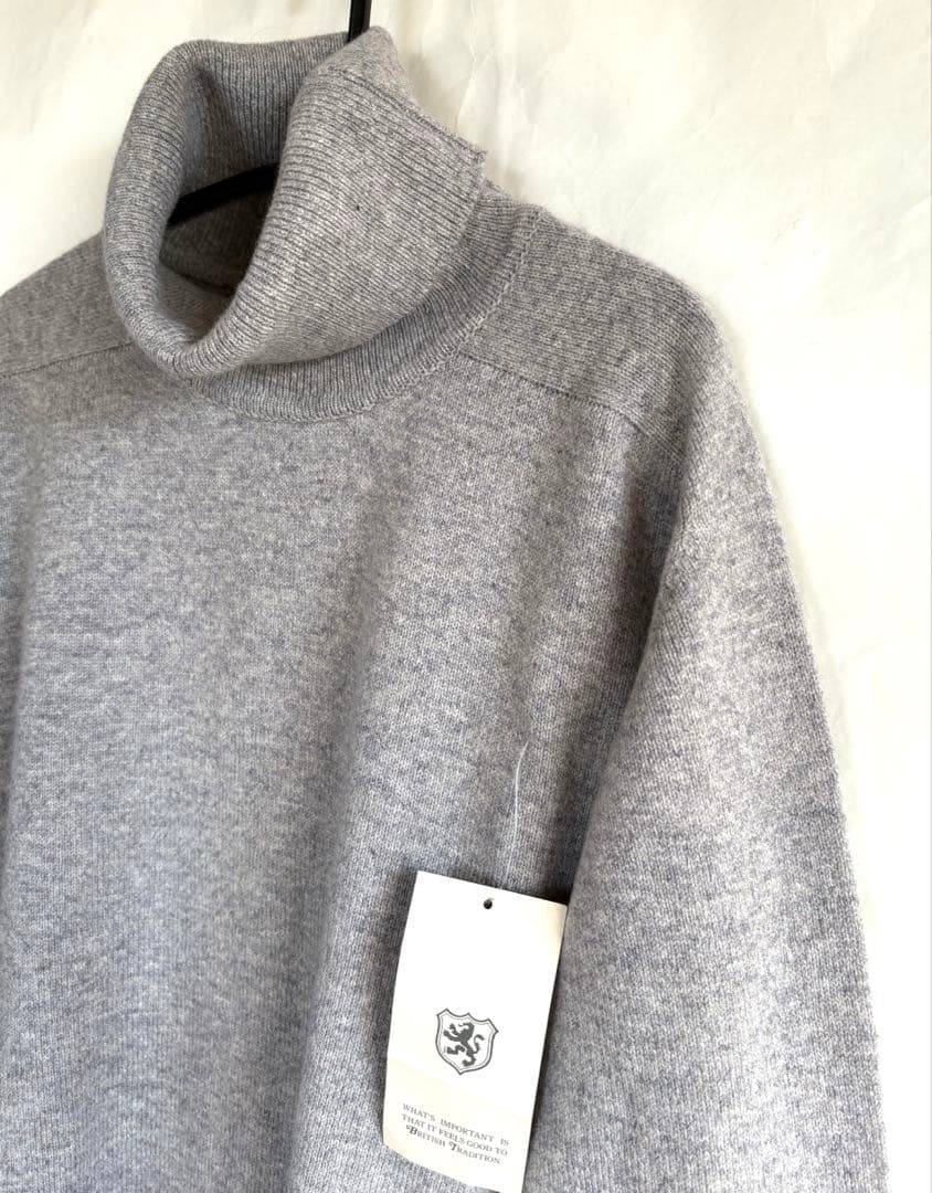 新品SAXONE made in BRITAIN 英国 ニット　ウールセーター